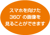 スマホを向けた360°の画像を見ることができます